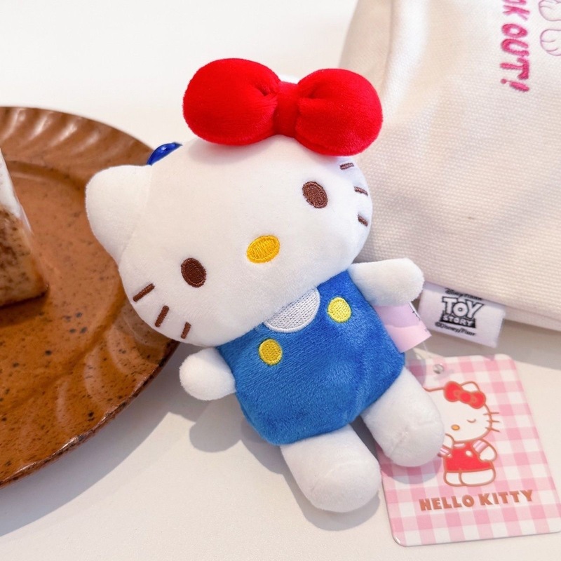 三丽鸥正版HelloKitty毛绒公仔挂件可爱kt猫书包包挂饰钥匙扣玩偶|undefined