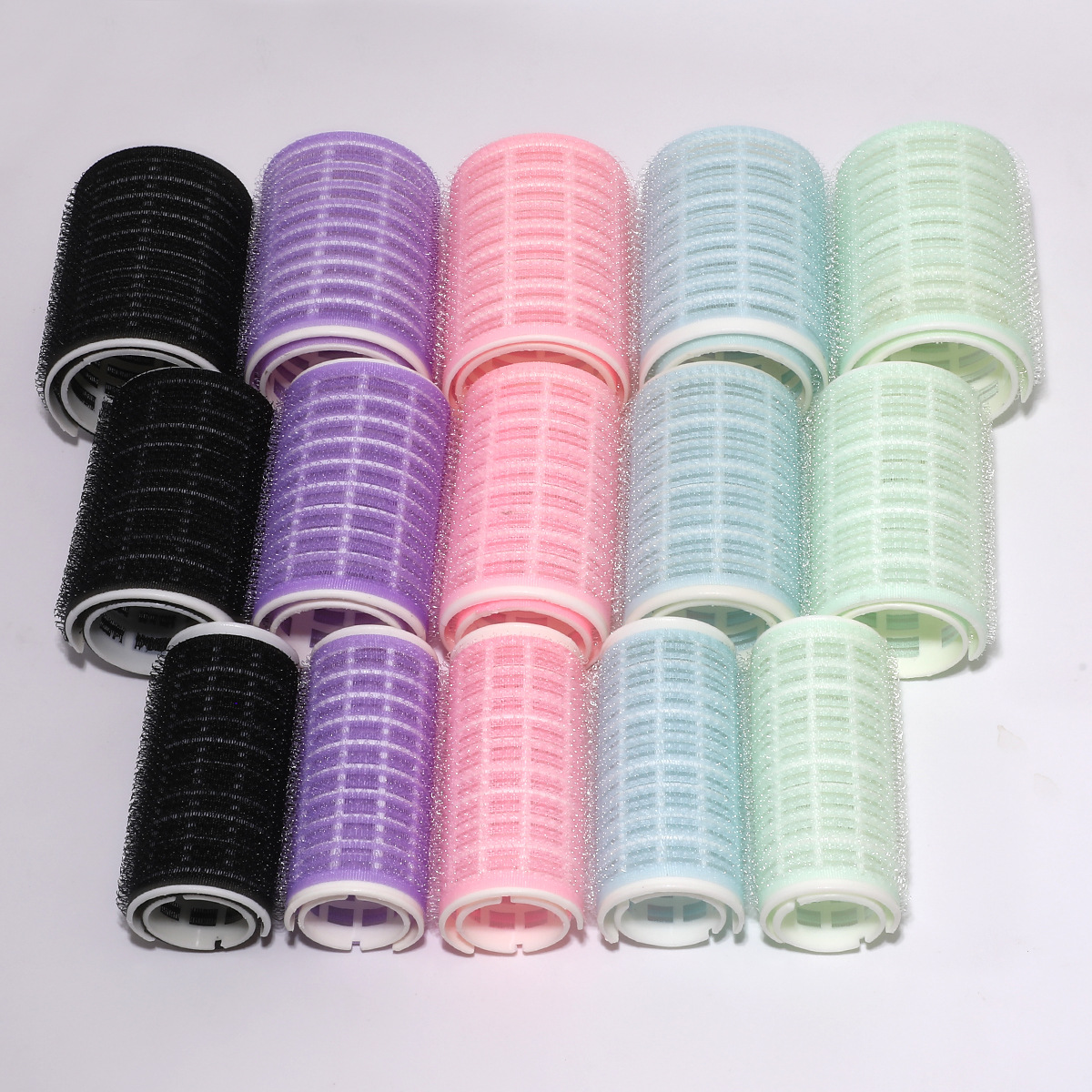 self-adhesive curly bangs with velcro
