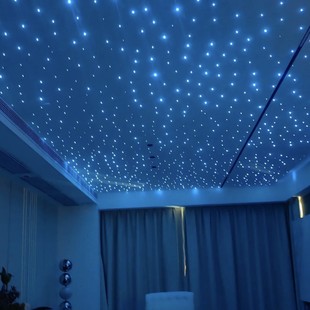 Gypsum Board Starry Sky Ceiling Seamless Paint-Free Audio-Visual Room Gypsum Board Starry Sky Ceiling Living Room Gypsum Board Ceiling Fiber Optic