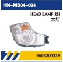 PARA Mercedes-Benz Truck Headlight Assembly Repair Parts MP4 Actros Apariencia Kit de reparación dañado Piezas de cuerpo