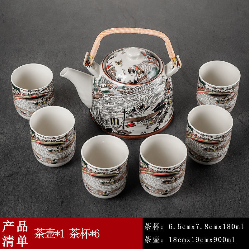 7개의 머리가 있는 찻주전자 - 청명절 강변 (필터 포함)