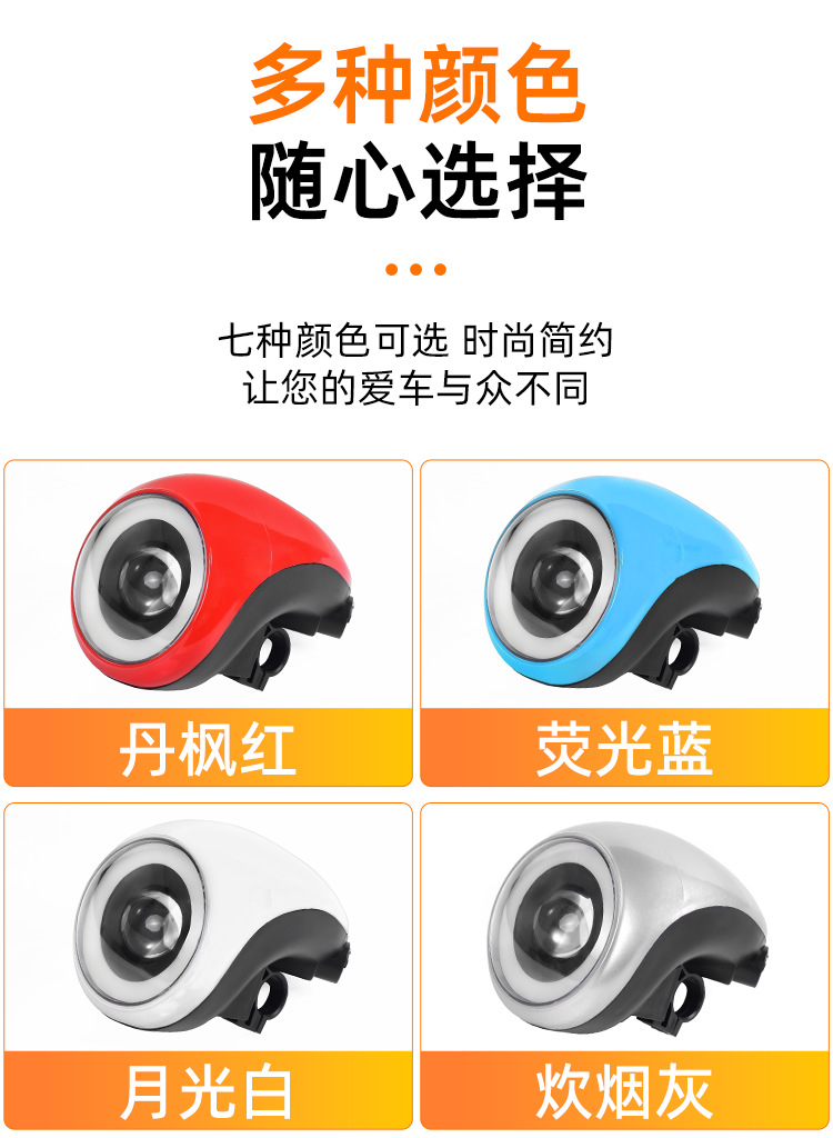 Electric Scooter Instrument Panel with Battery Level Display, Horn, Daytime Running Lights, 48V-60V Universal Led Headlight Assembly for Electric Motorcycles