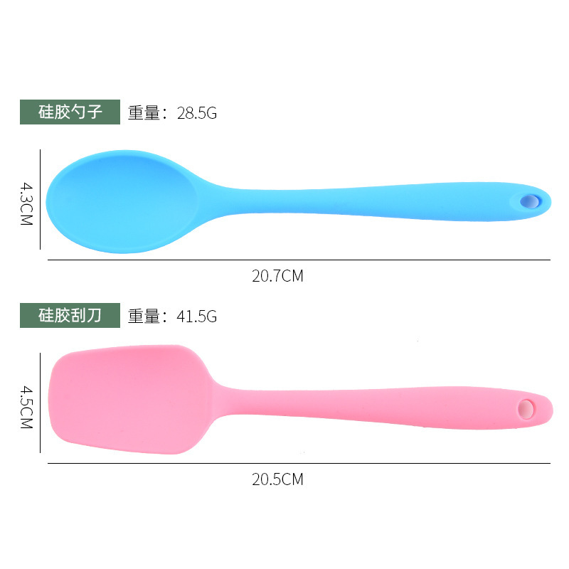 Herramienta para hornear raspador de silicona sartén antiadherente pastel de crema especial cuchara poco profunda pala T spot