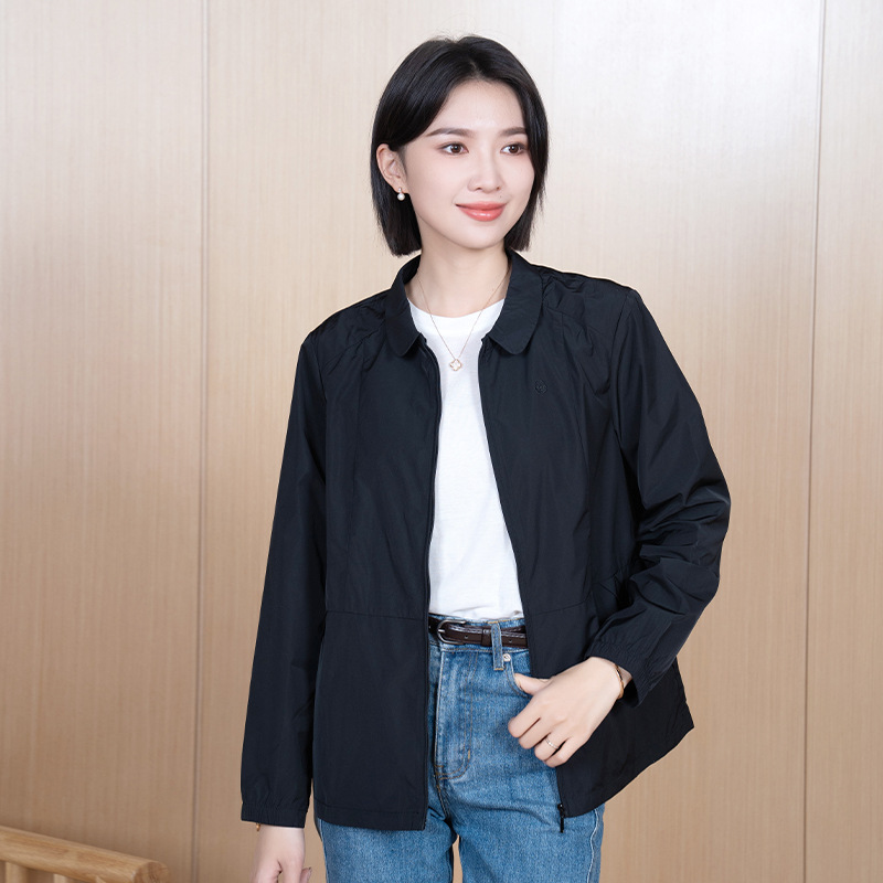 Yun Yun Autumn New Style Elegant Casual Black Long-Sleeve Slimming Commuter Shirt for Women with a High-End Feel and Turn-Down Collar Jacket Yun Yun Autumn New Style Elegant Casual Black Long-Sleeve Slimming Commuter Shirt for Women with a High-End Feel and Turn-Down Collar Jacket