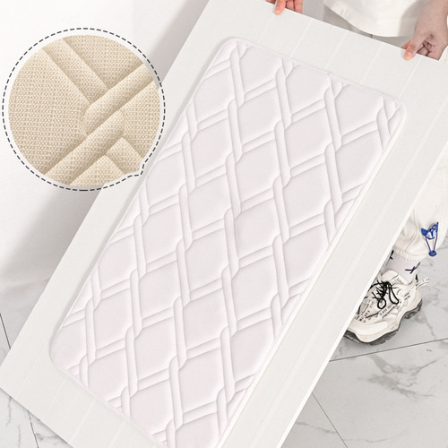 New Memory Foam Slow Recovery Mat for Home Kitchen Water Absorbent Anti-Slip Foot Mat Thick Bathroom Rugs Bedside
