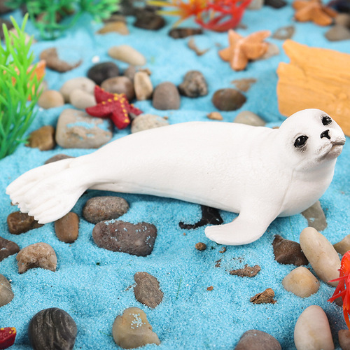 Children's simulation toys marine animal world model polar bear polar bear arctic rabbit reindeer beluga cognitive ornaments