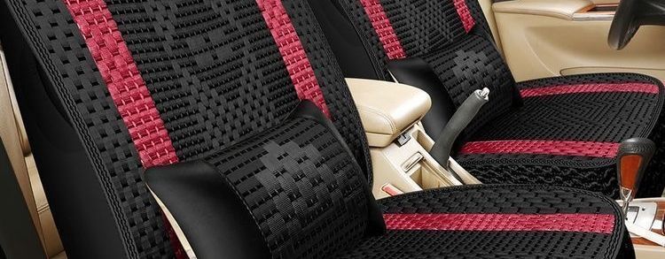 Summer five-seater breathable all-season applicable seven-seater ice silk car seat cushion, summer single-seater special car seat cover, full coverage