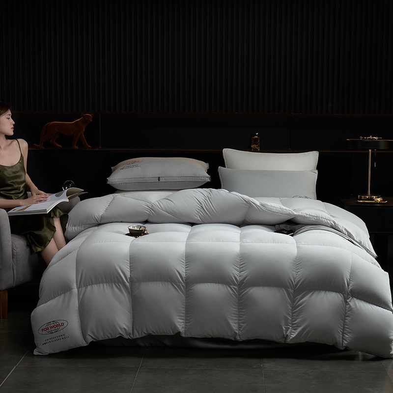 High-End 95% Goose down Winter Quilt, 98% Goose down Thickened Warm Quilt, Pure Cotton Duvet, Spring and Autumn Quilt Core