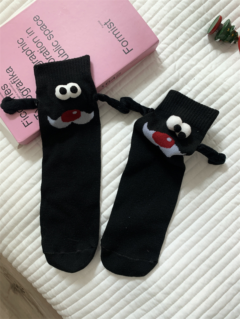 빨간 코 블랙 "크리스마스 손 양말" OPP 포장