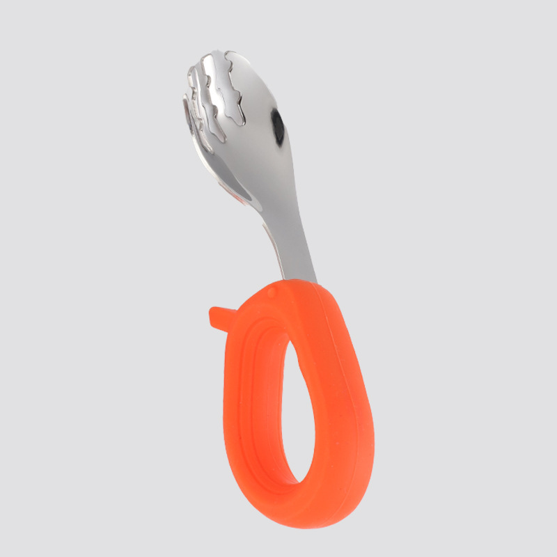 오렌지 레드 팔꿈치 포크