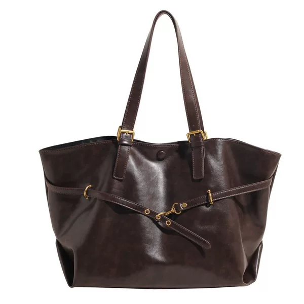 Retro Bags for Women, Large Capacity, New Style, Versatile Shoulder Bags, Trendy This Year, Simple Commuter Tote Bags for Women