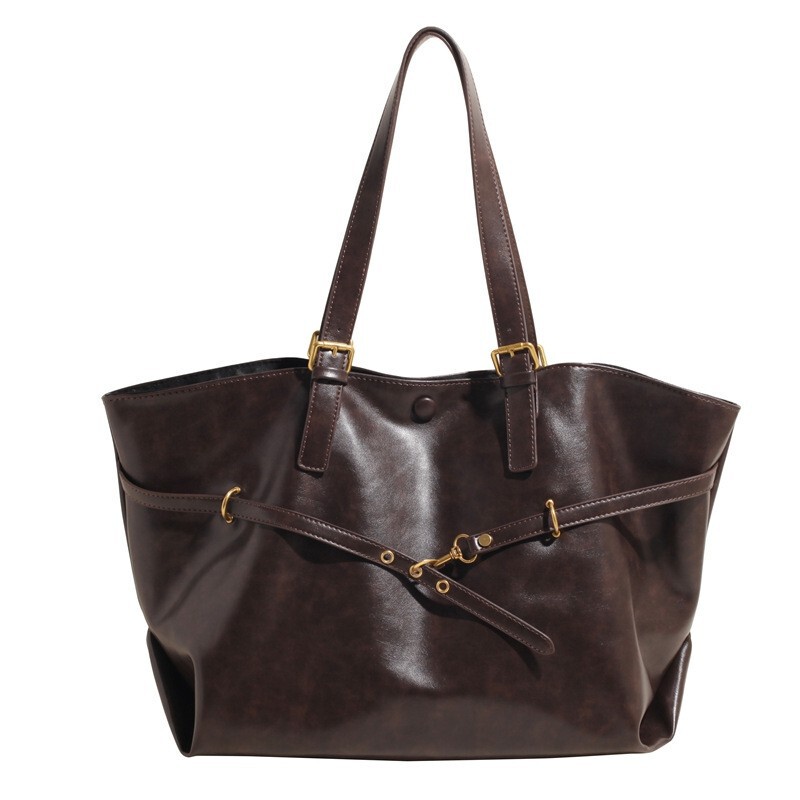 Retro Bags for Women, Large Capacity, New Style, Versatile Shoulder Bags, Trendy This Year, Simple Commuter Tote Bags for Women Retro Bags for Women, Large Capacity, New Style, Versatile Shoulder Bags, Trendy This Year, Simple Commuter Tote Bags for Women