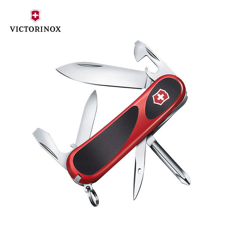 [特价]维氏瑞士军士刀85MM德莱蒙系列新生代防滑2.4803.C多功能刀