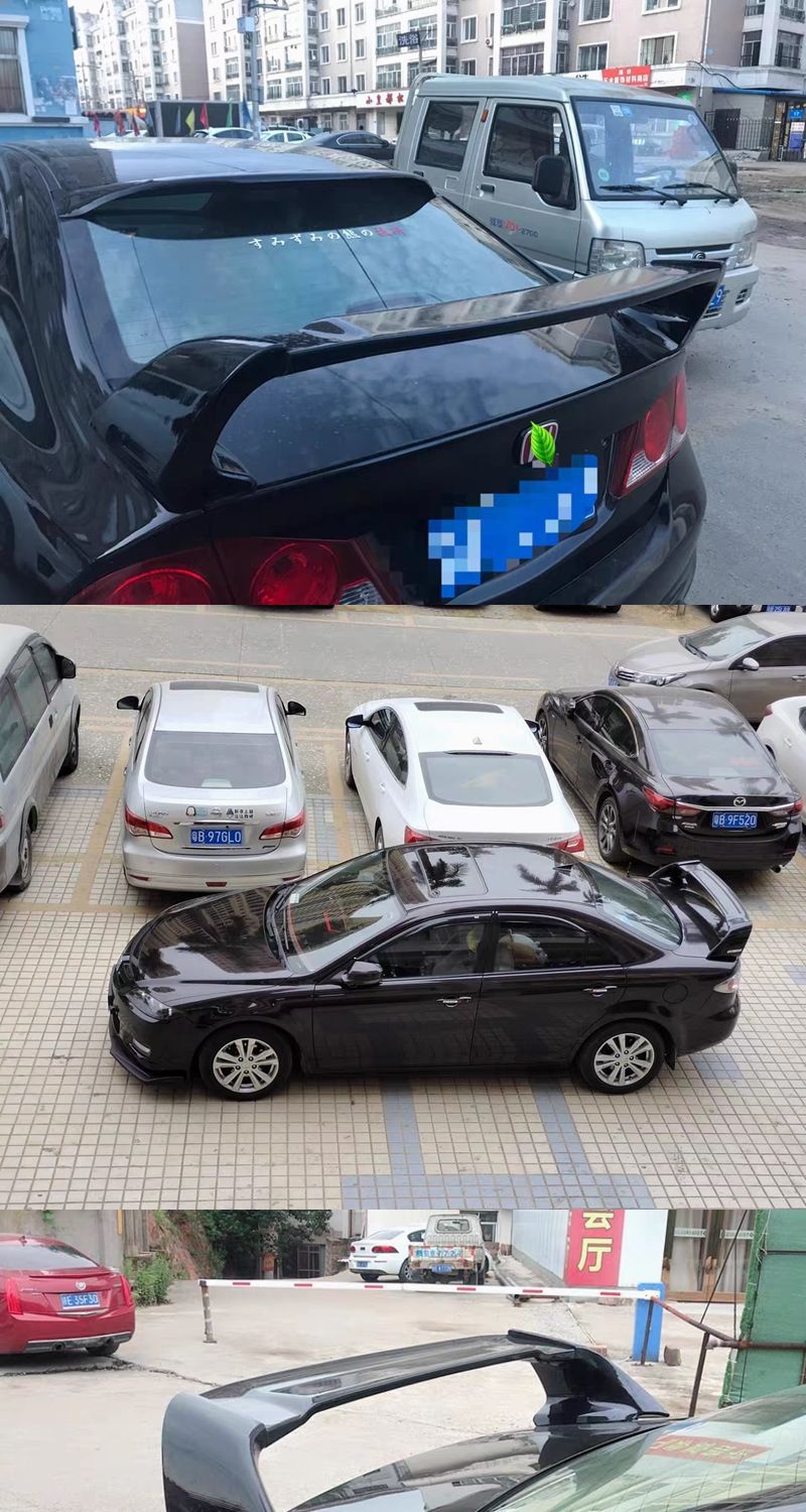 2006-2011 Civic Rear Spoiler Eighth Generation 8.5Th Generation Civic Si Modified Fd2 Style Car Spoiler