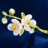 Plant lamp, elegant brooch, advanced accessory lapel pin, Japanese and Korean, flowered, high-quality style