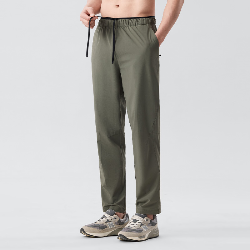 Three-proof Quick-drying Casual Pants Hiking Climbing Sunscreen Pants Summer Ice Silk Thin Sports Pants Youth Men's Pants