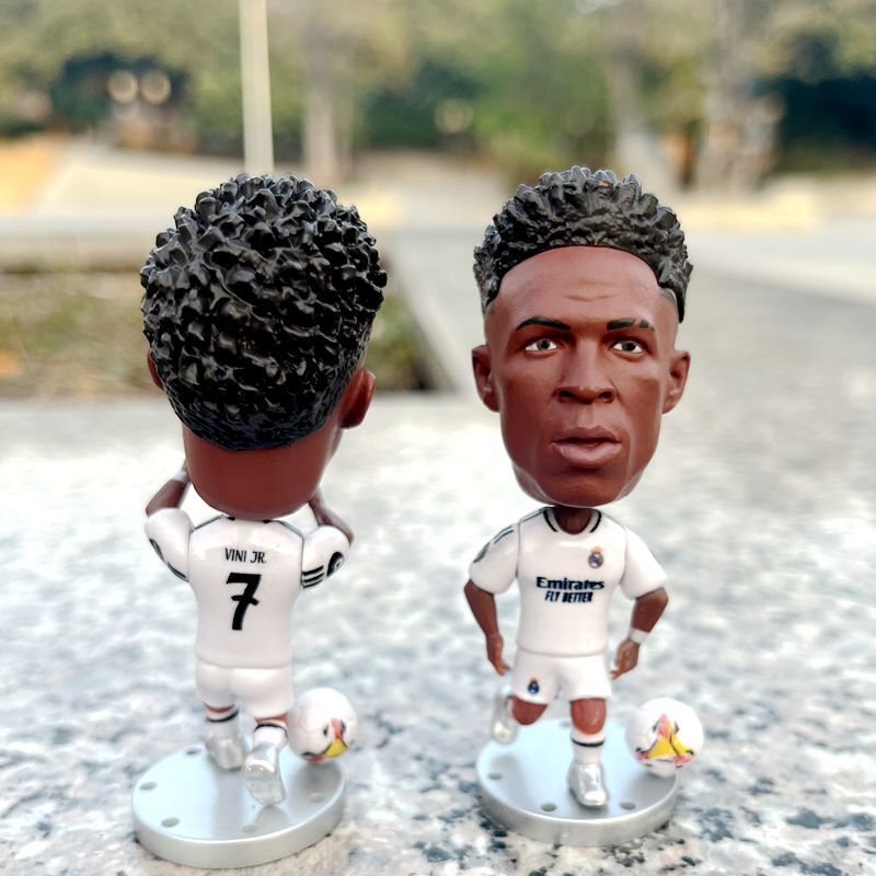 Jugador estrella Benzemahaland Vinicius C Ronaldo Messi Naymar Doll Mbappé Doll