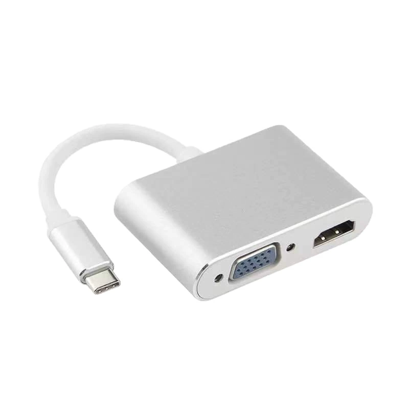 Конвертер HDMI в Type-C 2-в-1 док-станция VGA мобильный телефон планшет ноутбук 4K Nintendo