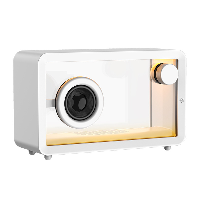 El nuevo altavoz Bluetooth transparente pone regalos de bricolaje a mano para niños RGB luces de ambiente coloridas regalos creativos de escritorio