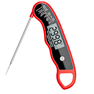 Accurate 0.6S Fast Temperature Measurement Probe Barbecue Barbecue Lcd Display Home Kitchen Baking Meat Foldableing