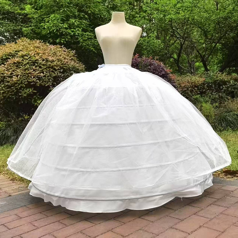 Bridal Wedding Dress Petticoat with Cloud-Shaped Ultra-Puffy Performance Design, 7 Steel Hoops and 2 Adjustable Gauze Hoops for Women Bridal Wedding Dress Petticoat with Cloud-Shaped Ultra-Puffy Performance Design, 7 Steel Hoops and 2 Adjustable Gauze Hoops for Women