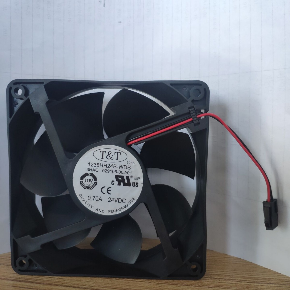 1238HH24B-WDB/24V/0.7A/T&T直流风扇工业风扇机器人散热风机