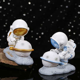 太空人树脂礼品宇航员行星小夜灯家居客厅装饰摆件新年圣诞节礼物
