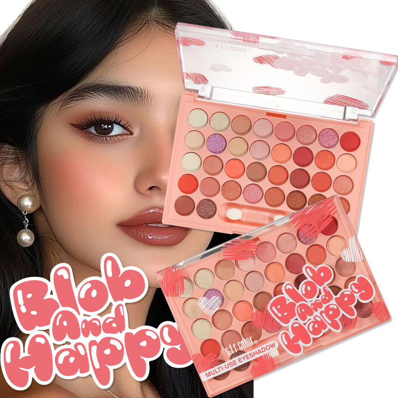 S.F.R Thirty-Six Color Eye Shadow Palette Low Saturation Pearlescent Matte Silkworm Brightening Pink Brown Earth Color Eye Shadow Wholesale
