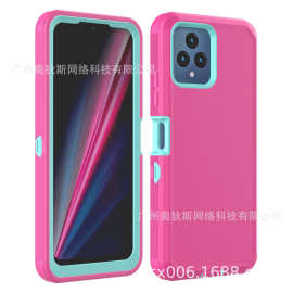 适用于TCL Revvl6三防机器人手机保护套Revvl6 X防摔背夹手机壳