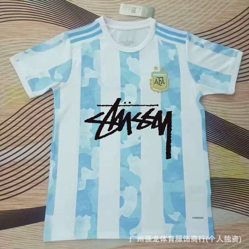 Stussy斯图西球衣弗拉门戈国米意大利纪念版葡萄牙日本短袖足球服|undefined