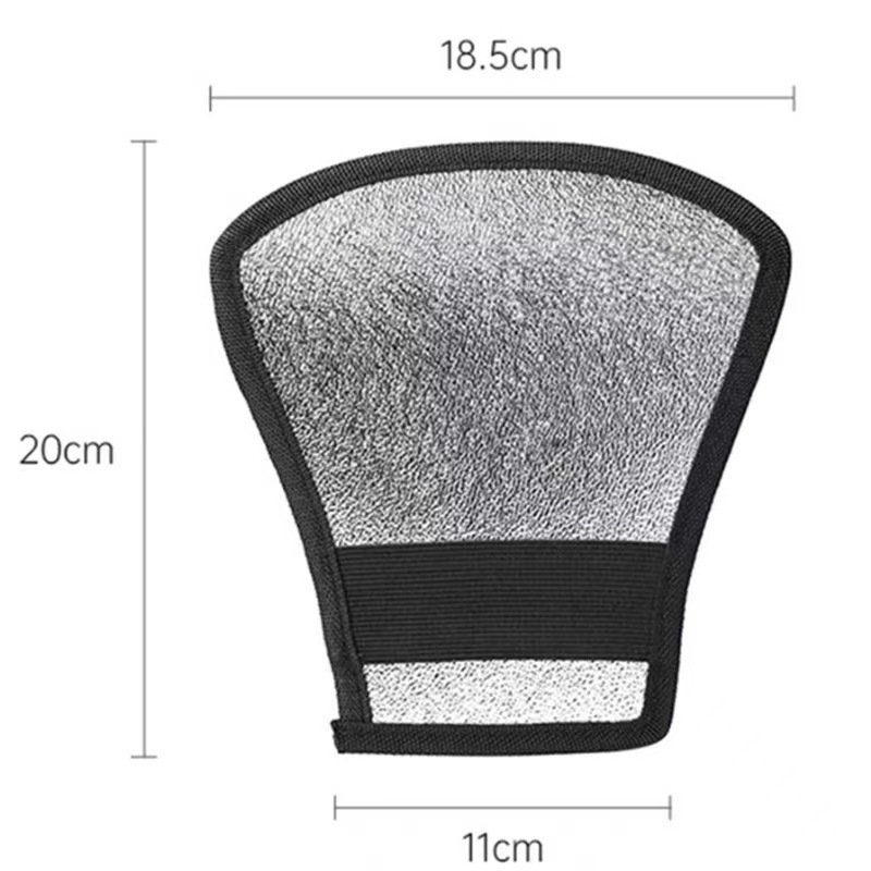 单反相机外置闪光灯反光铲 机顶灯挡光板柔光罩 柔光板银白反光板