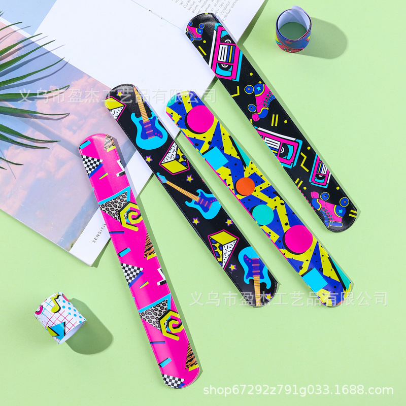 Nuevo cross-border collar pulsera música rock decoración pulsera de fiesta