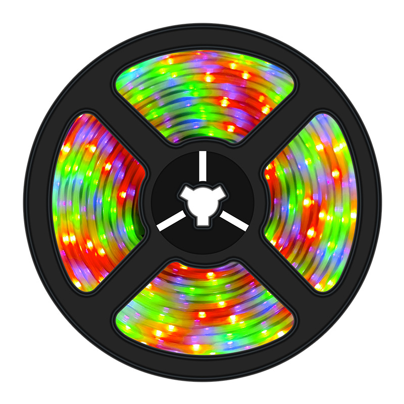 户外灯带LED2835太阳能防水灯带IP67 圣诞节日庭院氛围灯拍照装饰