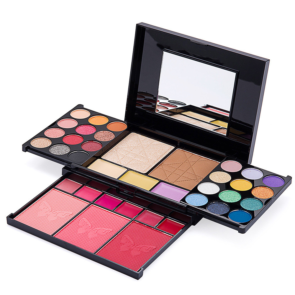 MISS YOUNG's new 38-color eyeshadow palette, contouring blush, lip gloss and makeup set, cross-border e-commerce for foreign trade beauty products undefined