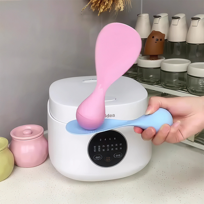 モダンでシンプルな家庭用食品グレードのライススプーン、ノンスティックライスキッチン、垂直で洗いやすいタンブラーライススプーン|undefined