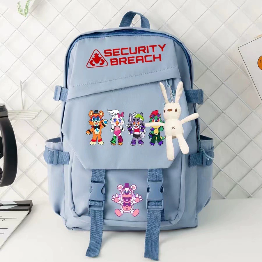 Игровой рюкзак FNAF Security Breach Ruin для школьника, школьная сумка, рюкзак для девочек, средняя и старшая школа