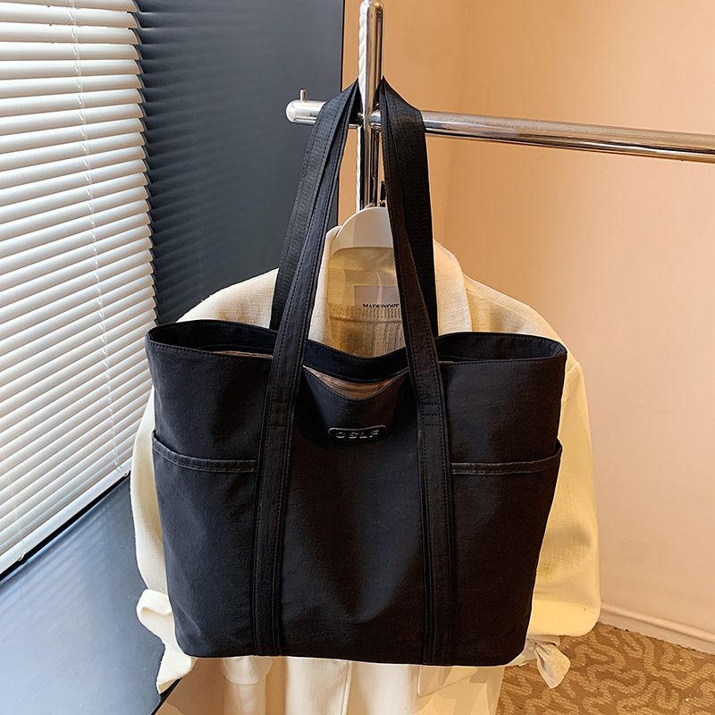 Nuevo bolso Tote para mujer simple y ligero yoga deporte y ocio bolso lulu bolso de hombro de gran capacidad transfronterizo