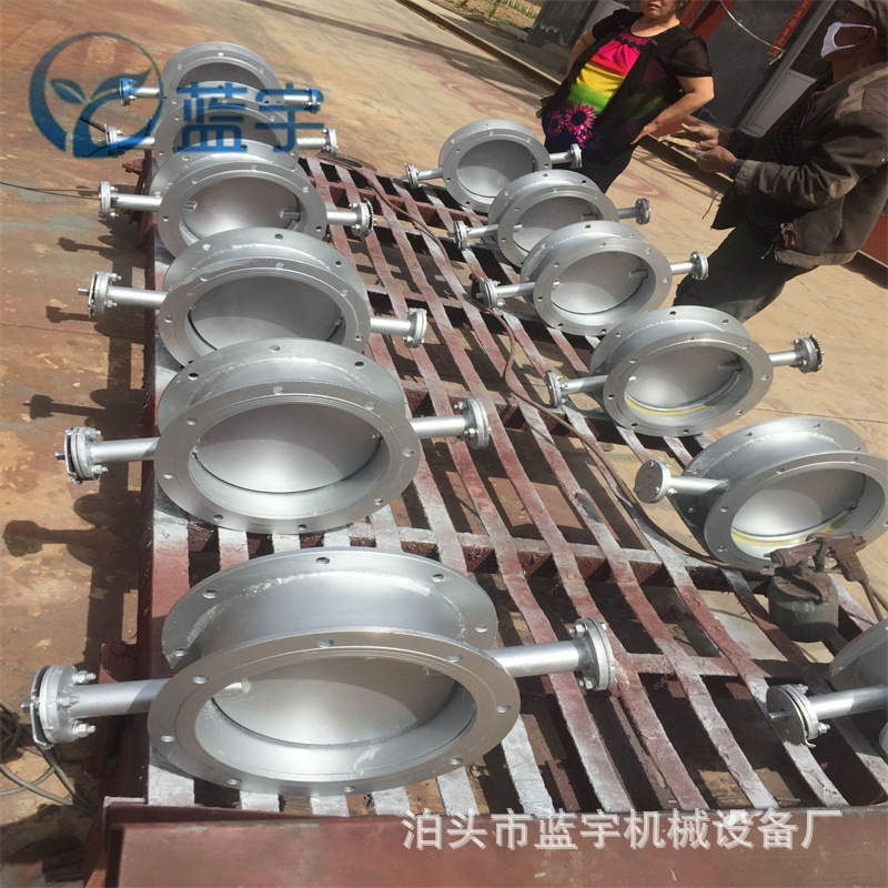 除尘管道电动通风蝶阀1200型电动执行器调风阀冷风阀调节蝶阀厂家