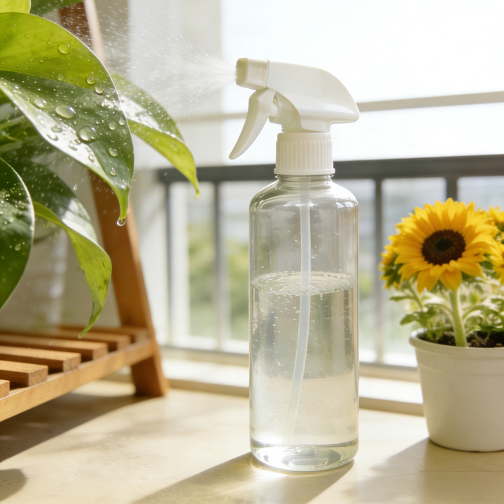 28/410全塑家庭厨房清洁瓶方枪 美妆美发喷雾手扣式 方枪