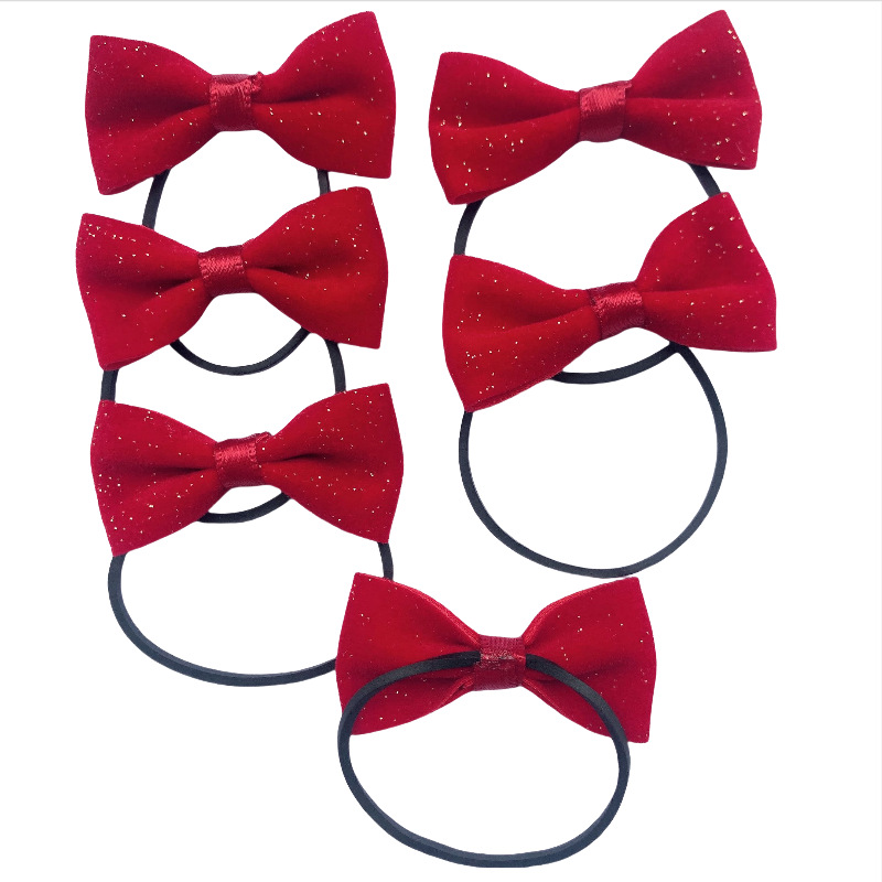 red elegant hairgrip with bow