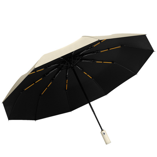 24-rib Double-Frame Umbrella, Fully Automatic, Large Size, Sun & Rain Protection, Folding Design, Perfect as a Gift