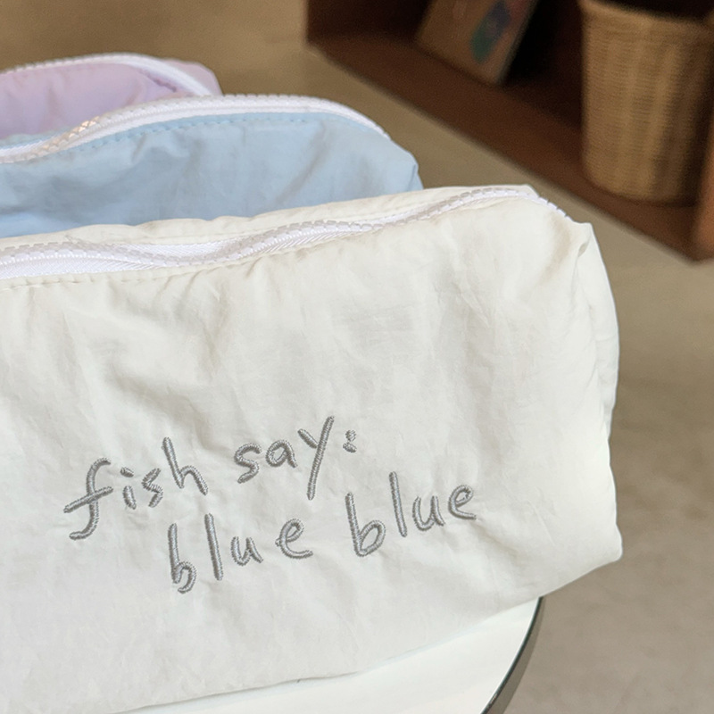 Capacious cosmetic bag
