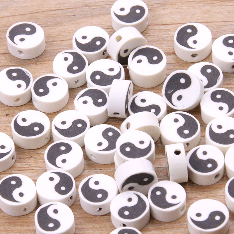 27 color mezclado suave cerámica Punch pieza animal fruta amor perlas DIY niños collar pulsera