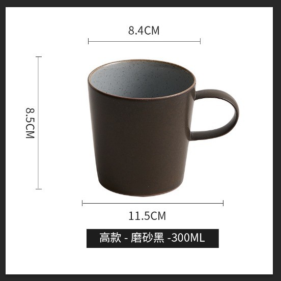 Nórdico inswind orejas tazas de café de cerámica gruesa retrógrada hermosa taza de marca de alto valor facial taza de menú de la tarde taza de agua