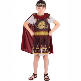 Halloween Children's Costume Stage Boy Masquerade Warrior Equipment Roman Brave Little Warrior Costume
