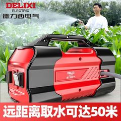 Delixi Electric 野菜水やり装置、散水機、ウォーターポンプ、充電式灌漑、家庭用田んぼ水やり、バッテリーカーに接続可能
