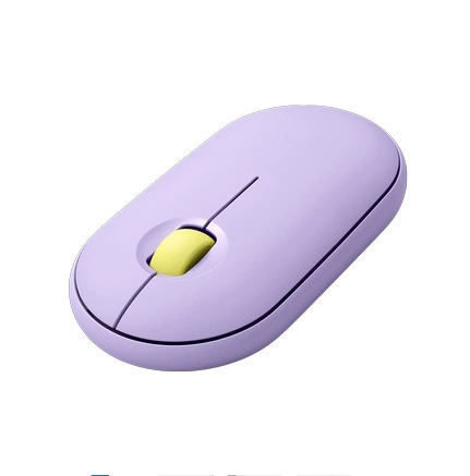 Wireless Mouse Logitech M350 Pebble, Dual-Mode Bluetooth/USB, Portable Silent Design