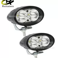 Double Light Car Универсальный 20 Вт двойной свет светодиодный рабочий свет белый желтый синий рабочий свет объектив 4-дюймовый светодиодный внедорожник