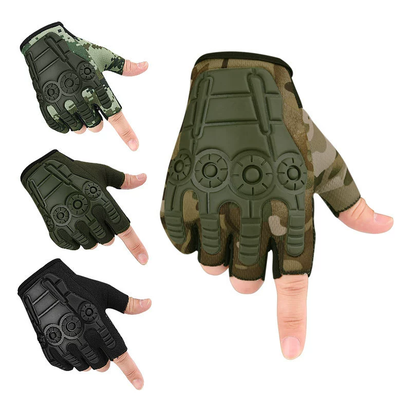 Нескользящие перчатки на открытом воздухе Спорт альпинизм мужчин и женщин Велосипед Оптовая фитнес-тактические перчатки