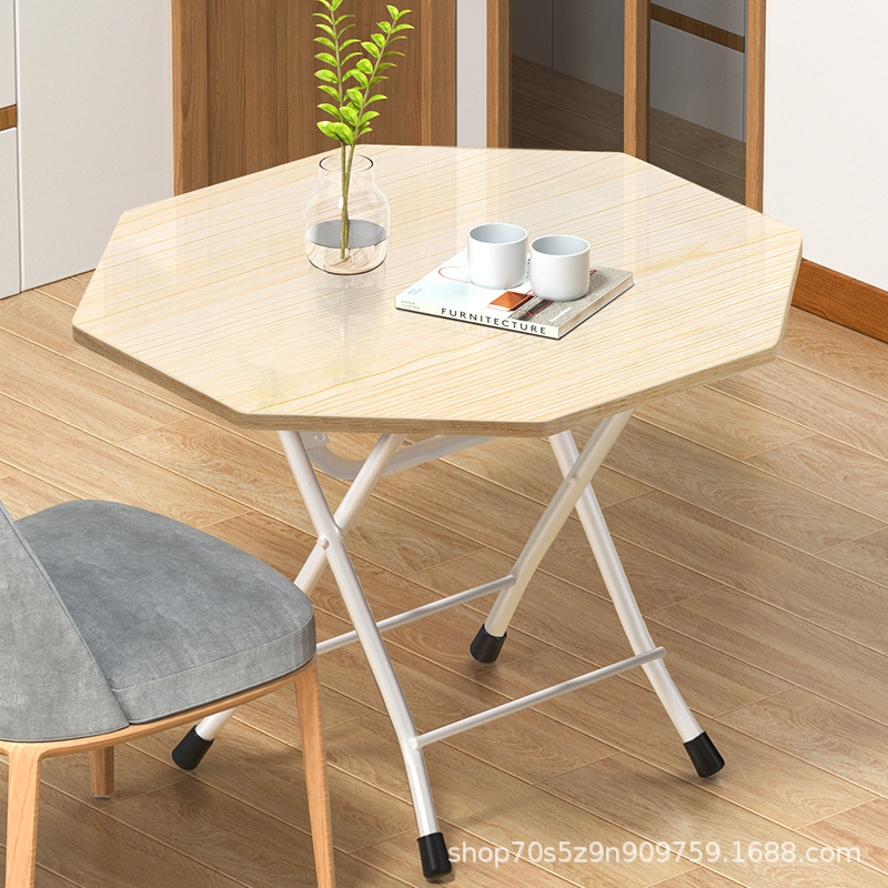 Mesa plegable simple mesa de comedor dormitorio plegable casa de alquiler mesa pequeña cabina de niñas
